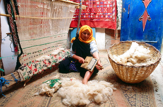 The Art of Weaving: Behind the Scenes of Moroccan Carpet Production