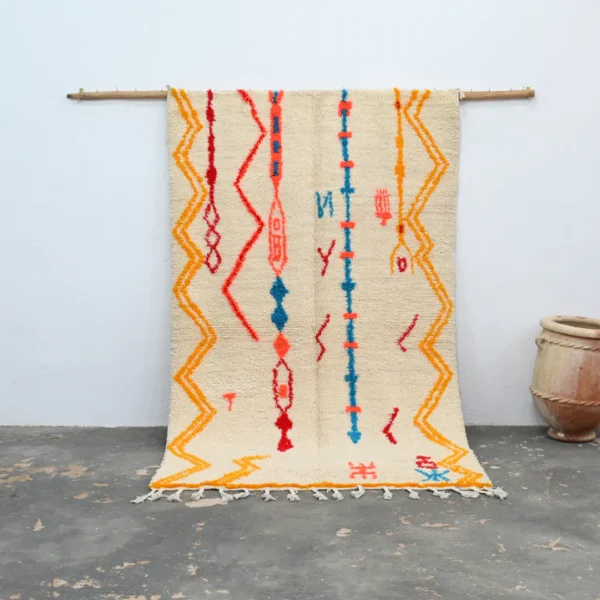 Saffron Trails – Handmade Moroccan Rug
