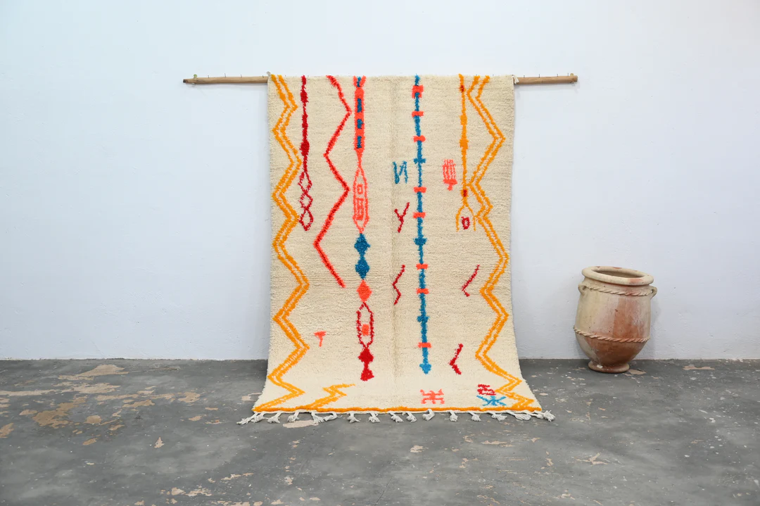 Saffron Trails – Handmade Moroccan Rug