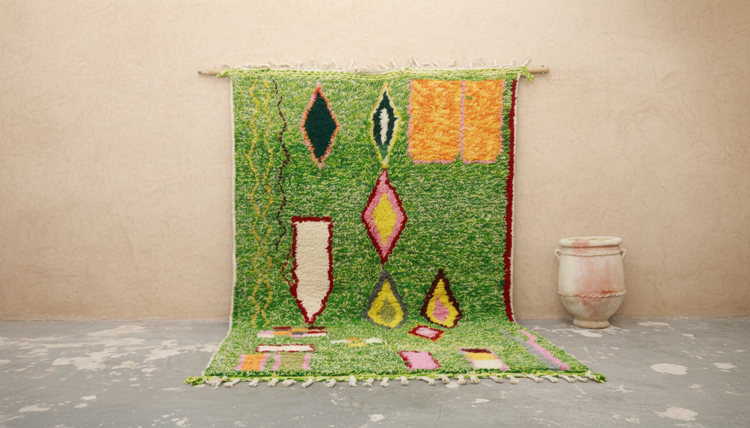 Olive Amulets – Handmade Moroccan Rug
