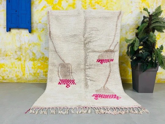 Rose Geometry – Handmade Moroccan Rug