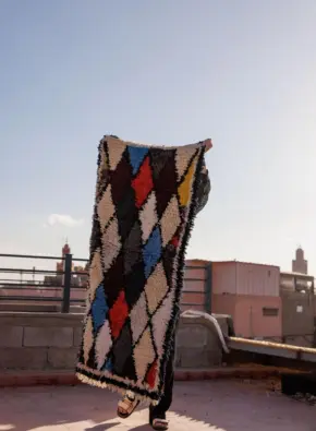 Harlequin Atlas – Handmade Moroccan Rug