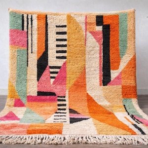 Colour Arches – Handmade Moroccan Rug