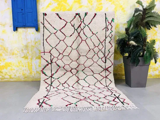 Crossing Paths – Handmade Moroccan Rug