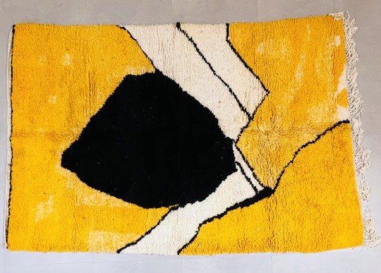 Solar Abstract – Handmade Moroccan Rug