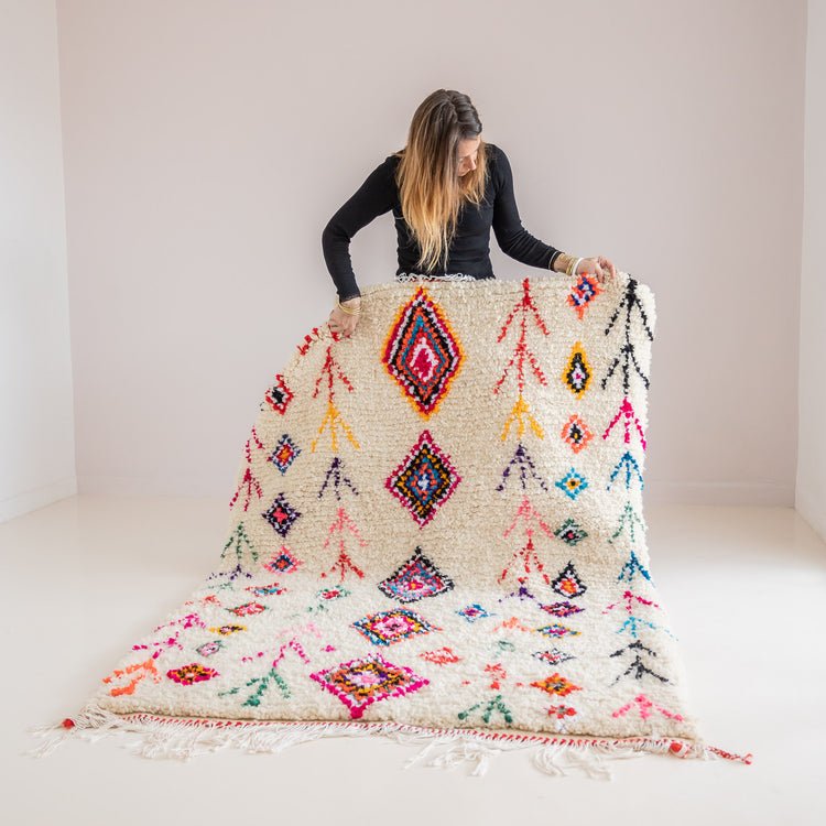 Jewel Meadow – Handmade Moroccan Rug