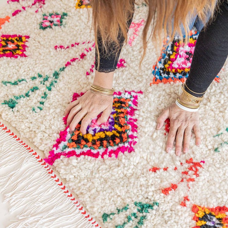 Jewel Meadow – Handmade Moroccan Rug