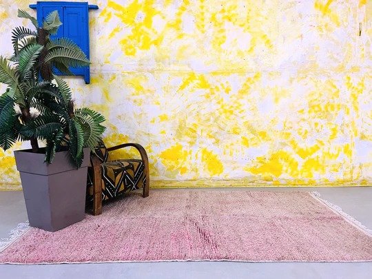 Dusty Rose – Handmade Moroccan Rug