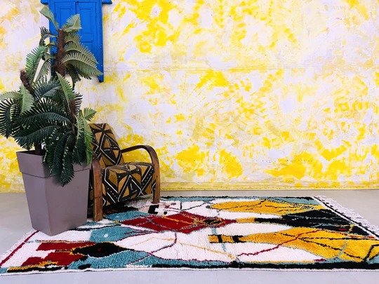 Jewel Collage – Handmade Moroccan Rug