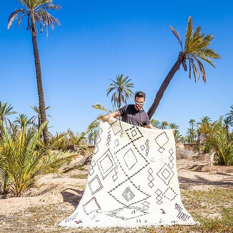 Desert Diamonds – Handmade Moroccan Rug
