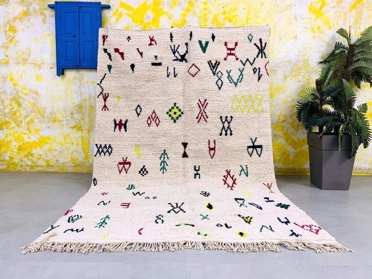 Scattered Charms – Handmade Moroccan Rug