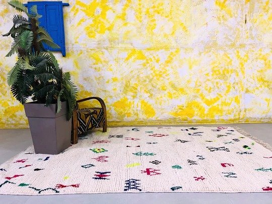 Scattered Charms – Handmade Moroccan Rug