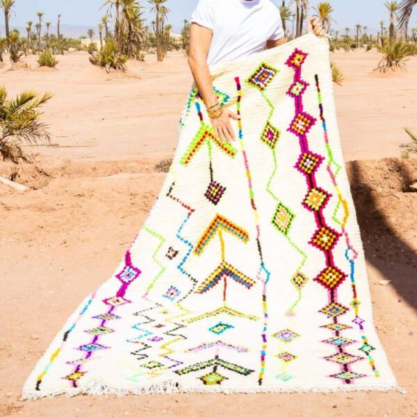 Golden Branches – Handmade Moroccan Rug