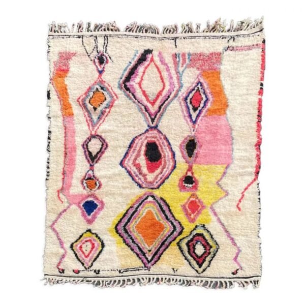 Rose Jewel – Handmade Moroccan Rug